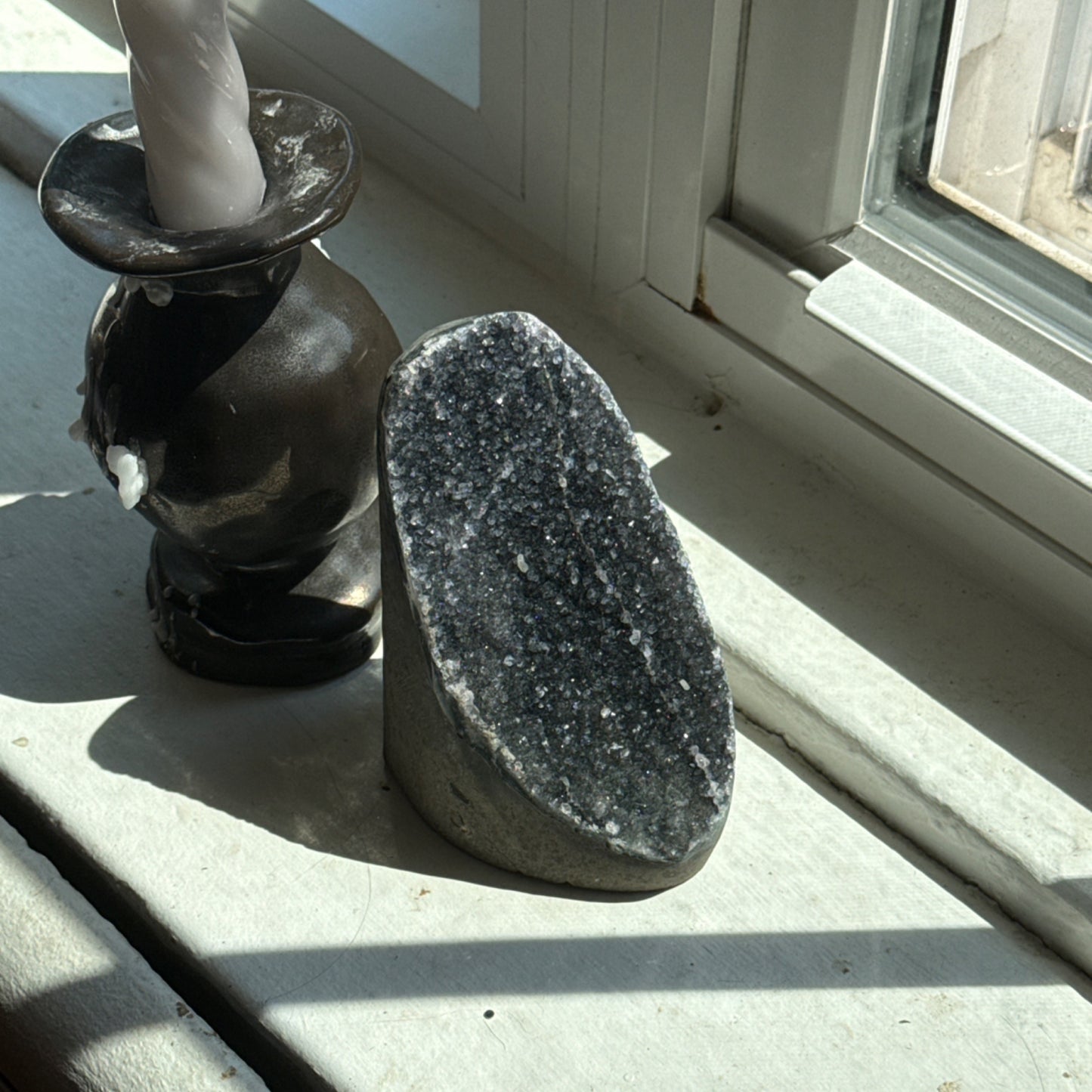 Black Amethyst Druzy