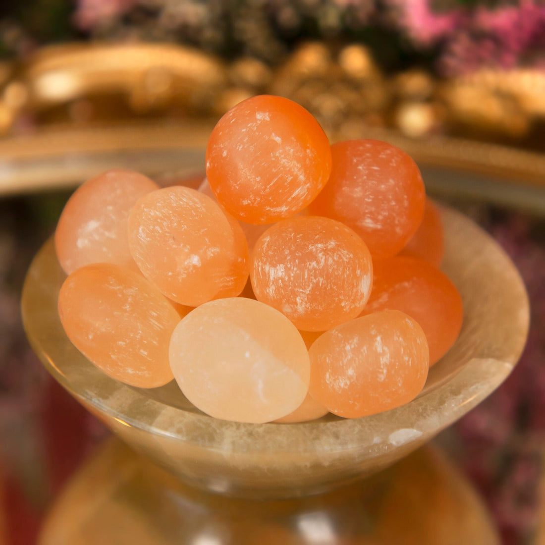 Orange Selenite Meaning: Cleansing, Creativity & Warm Vitality
