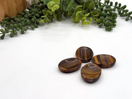 Yellow Tiger Eye Worry Stones