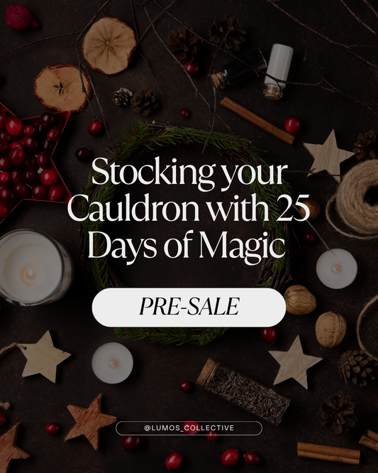 Stock Your Cauldron: 25 Days of Magic Yule Edition Crystal Box
