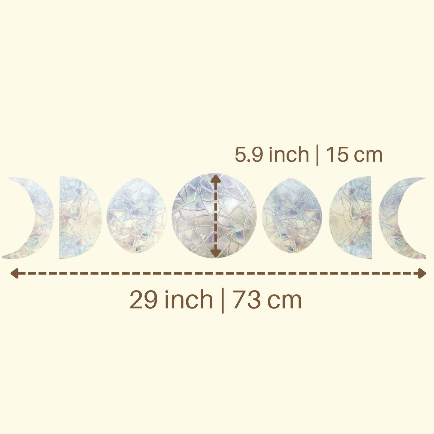 Moon Phase Suncatcher Sticker