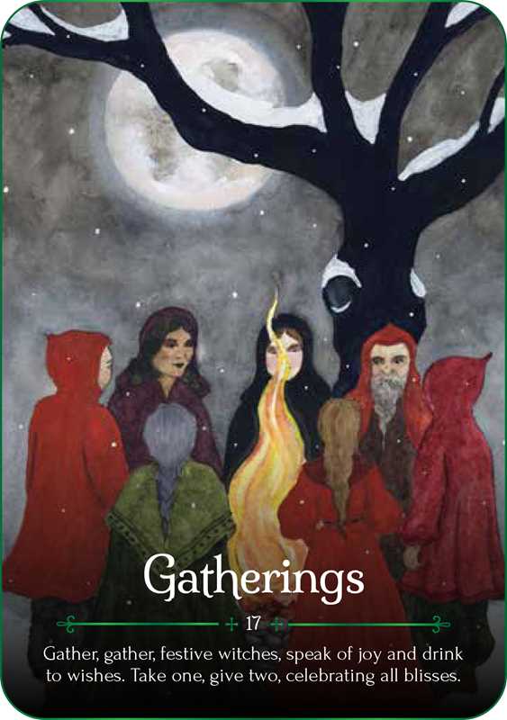 Seasons of the Witch: Yule Oracle by Lorriane Anderson: