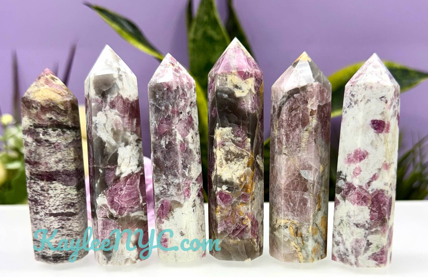 1 Lb Natural Pink Tourmaline Unicorn Stone Obelisk Tower 