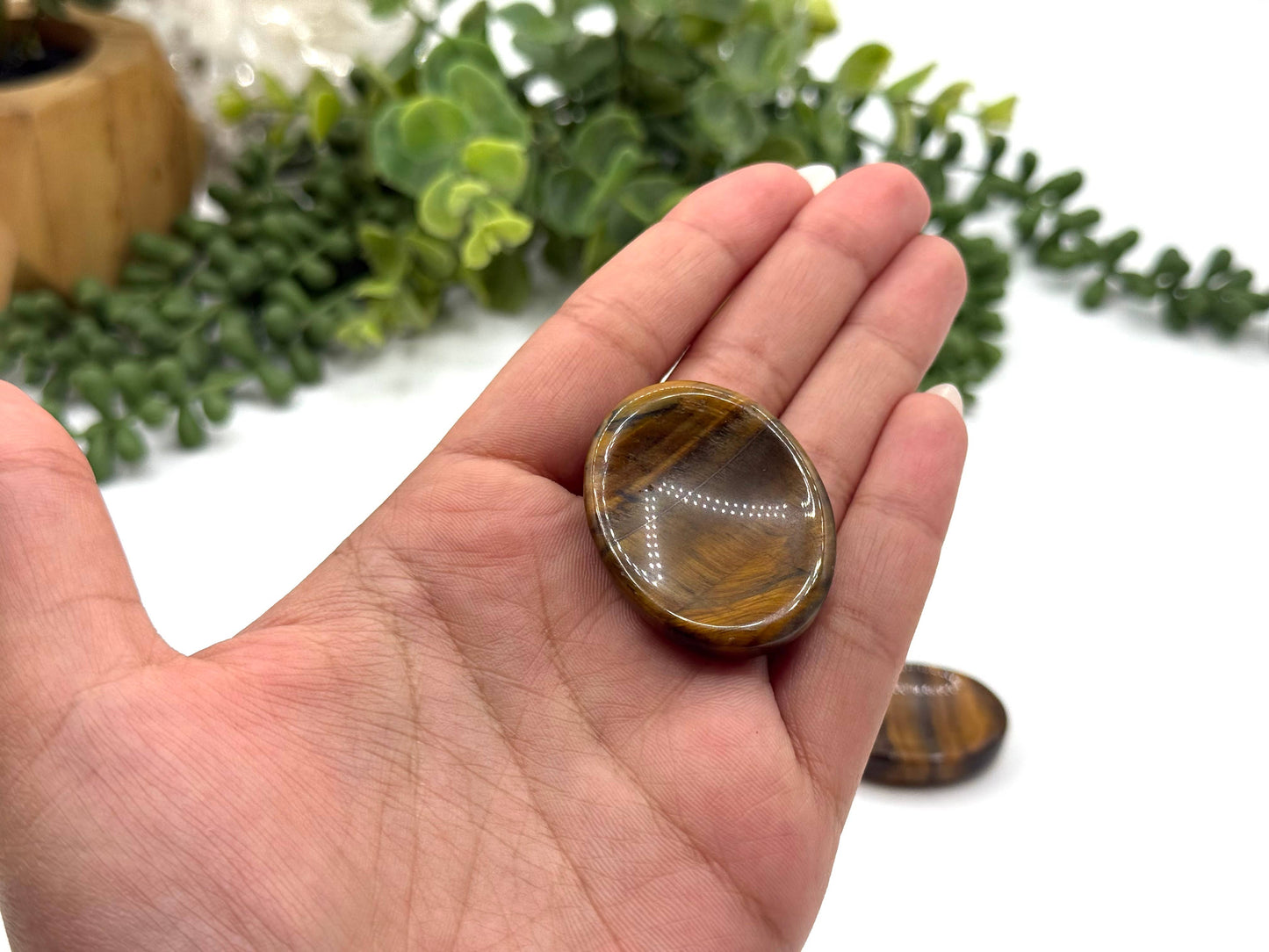 Yellow Tiger Eye Worry Stones