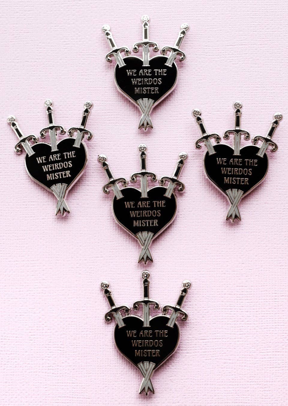 Three of Weirdos Pin