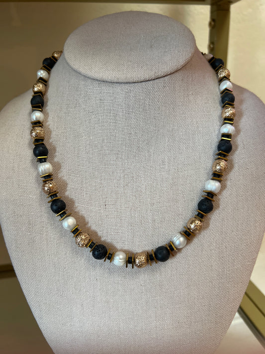 Volcano and Pearl Necklaces