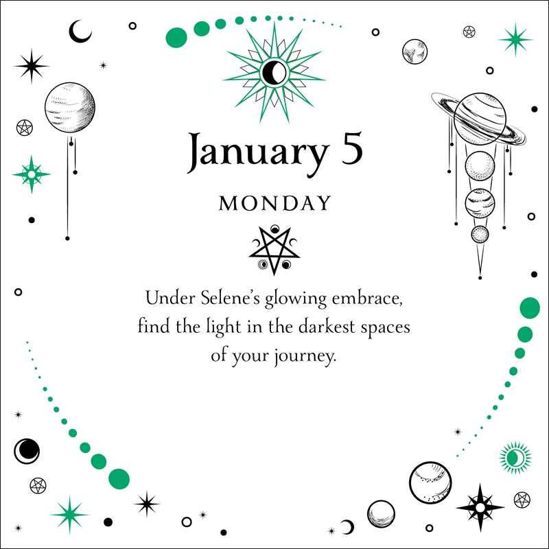 2026 Witch's Calendar: Daily Magick Day-to-Day Calendar by Barbara  Meiklejohn-Free: Calendar; 736 pages / English