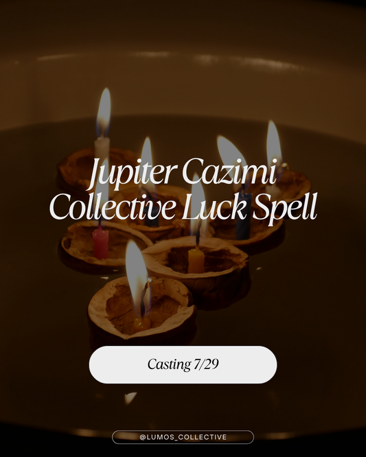 Jupiter Cazimi Collective Luck Spell