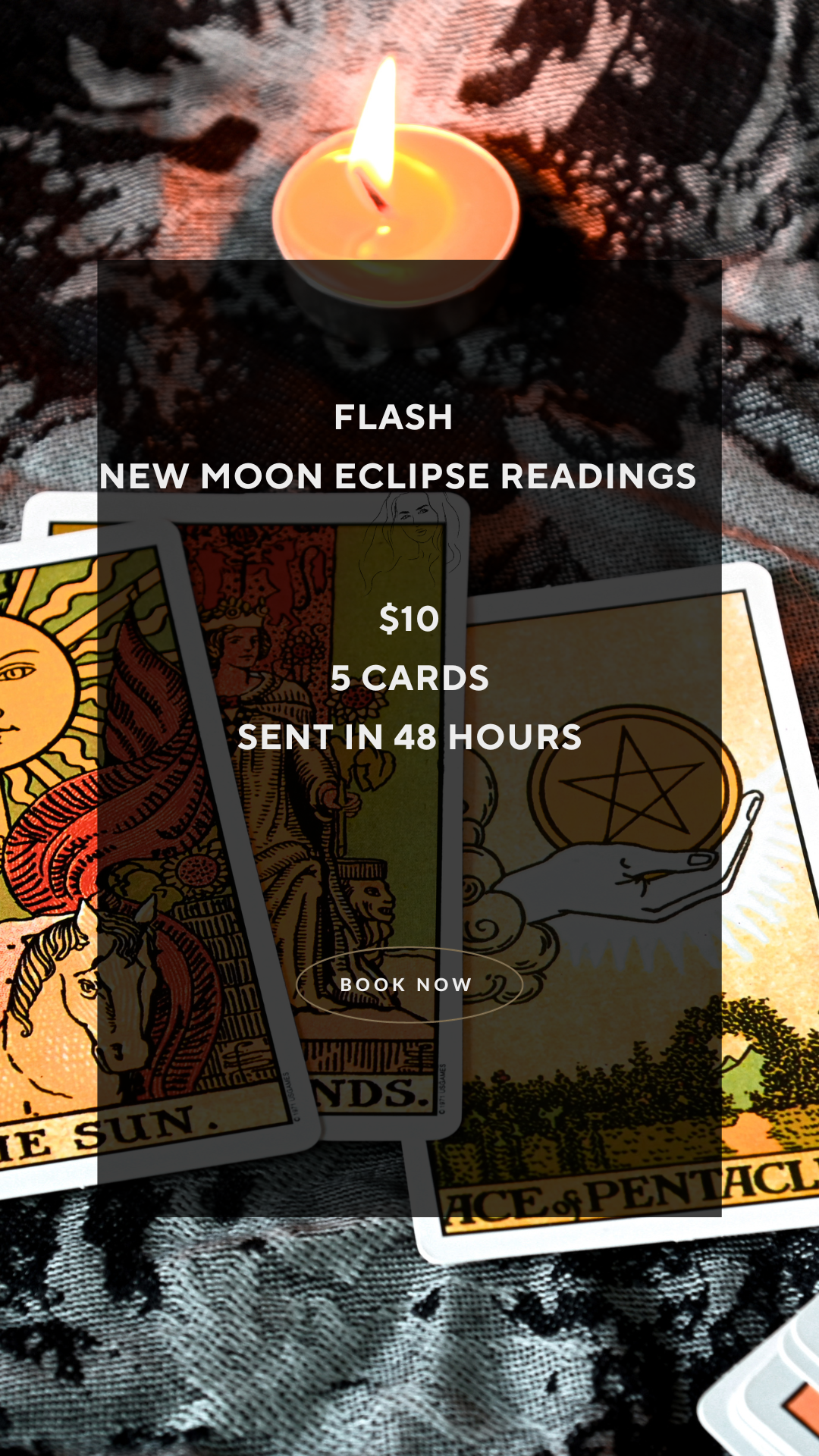 New Moon Eclipse Flash Readings