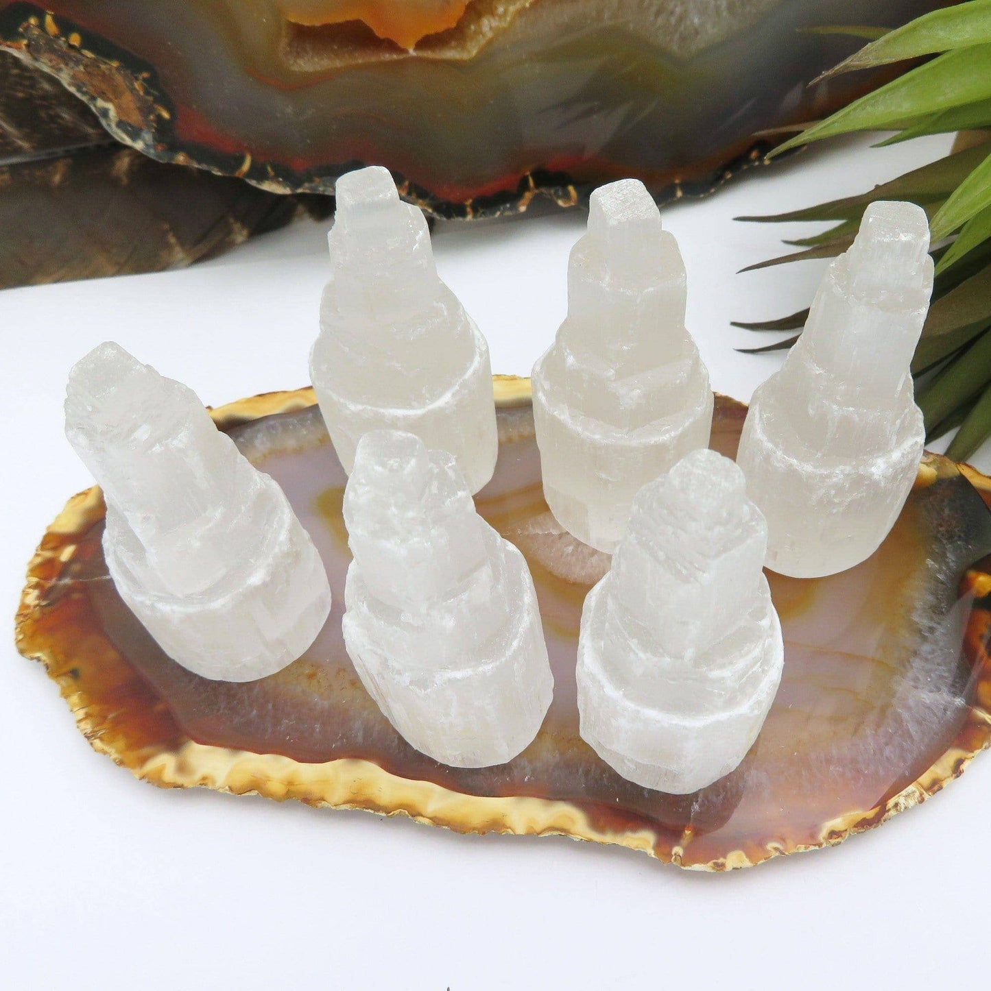 Selenite Raw Crystal Tower