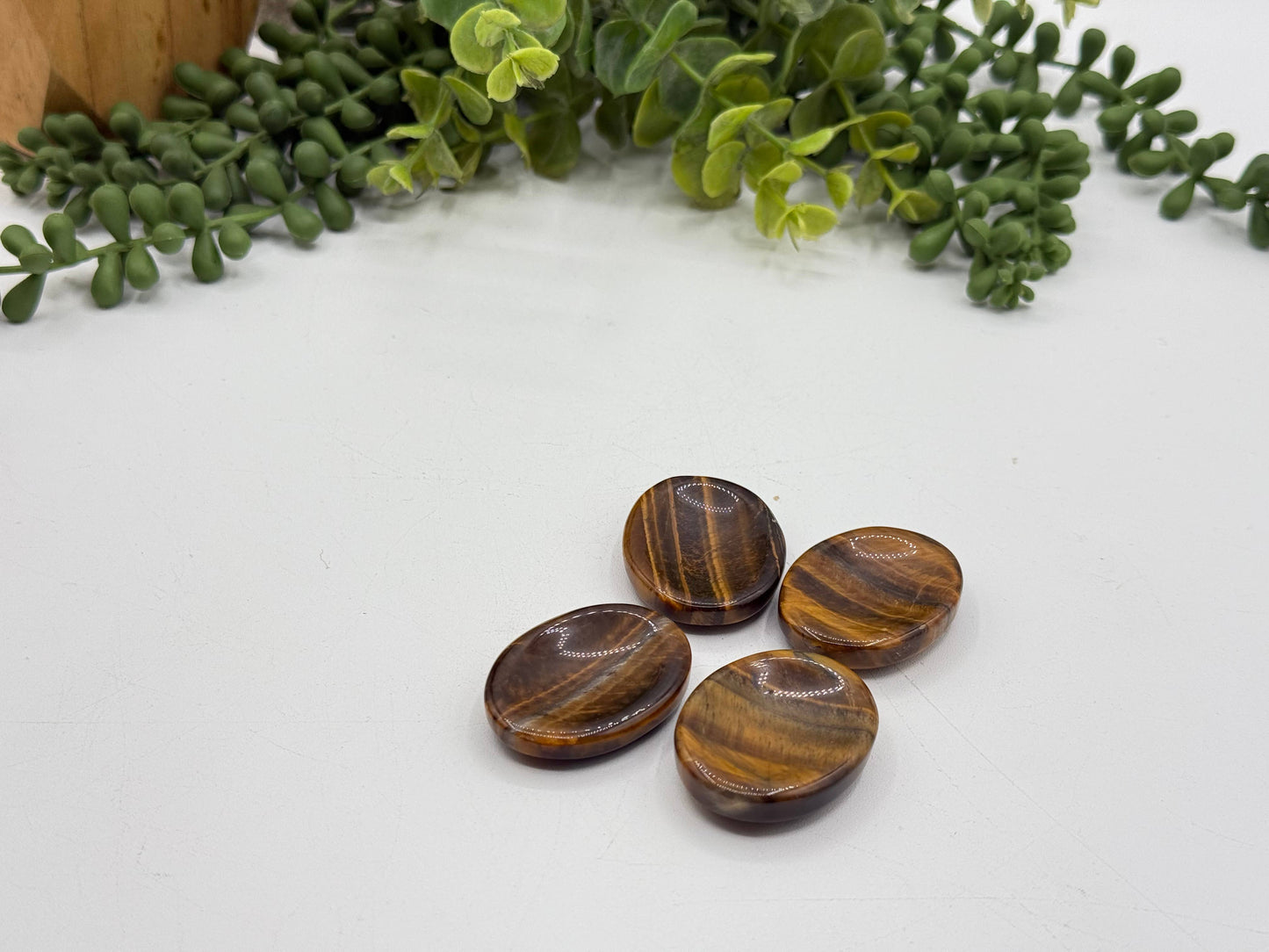 Yellow Tiger Eye Worry Stones