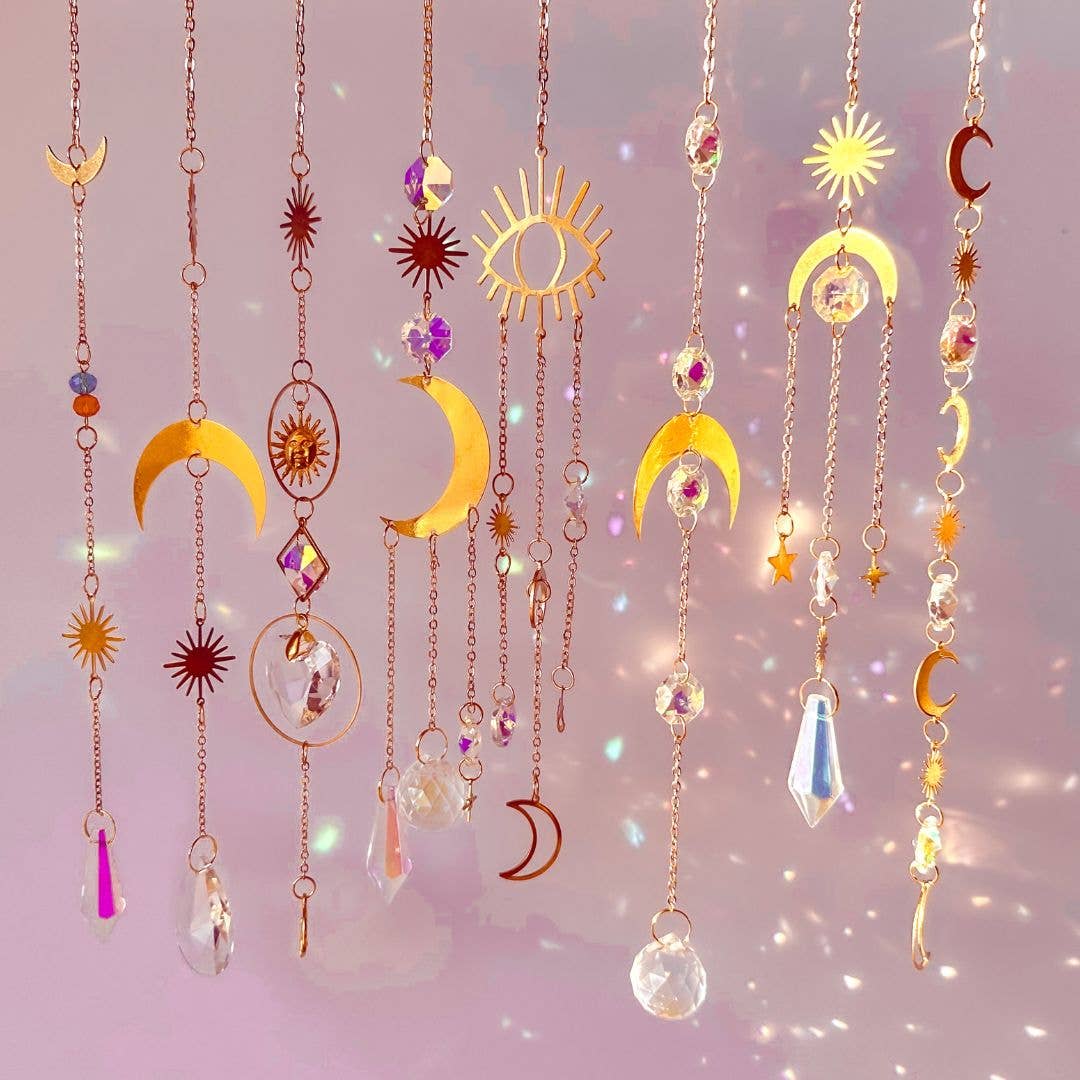 Prism Suncatcher - Colorful Moon Designs