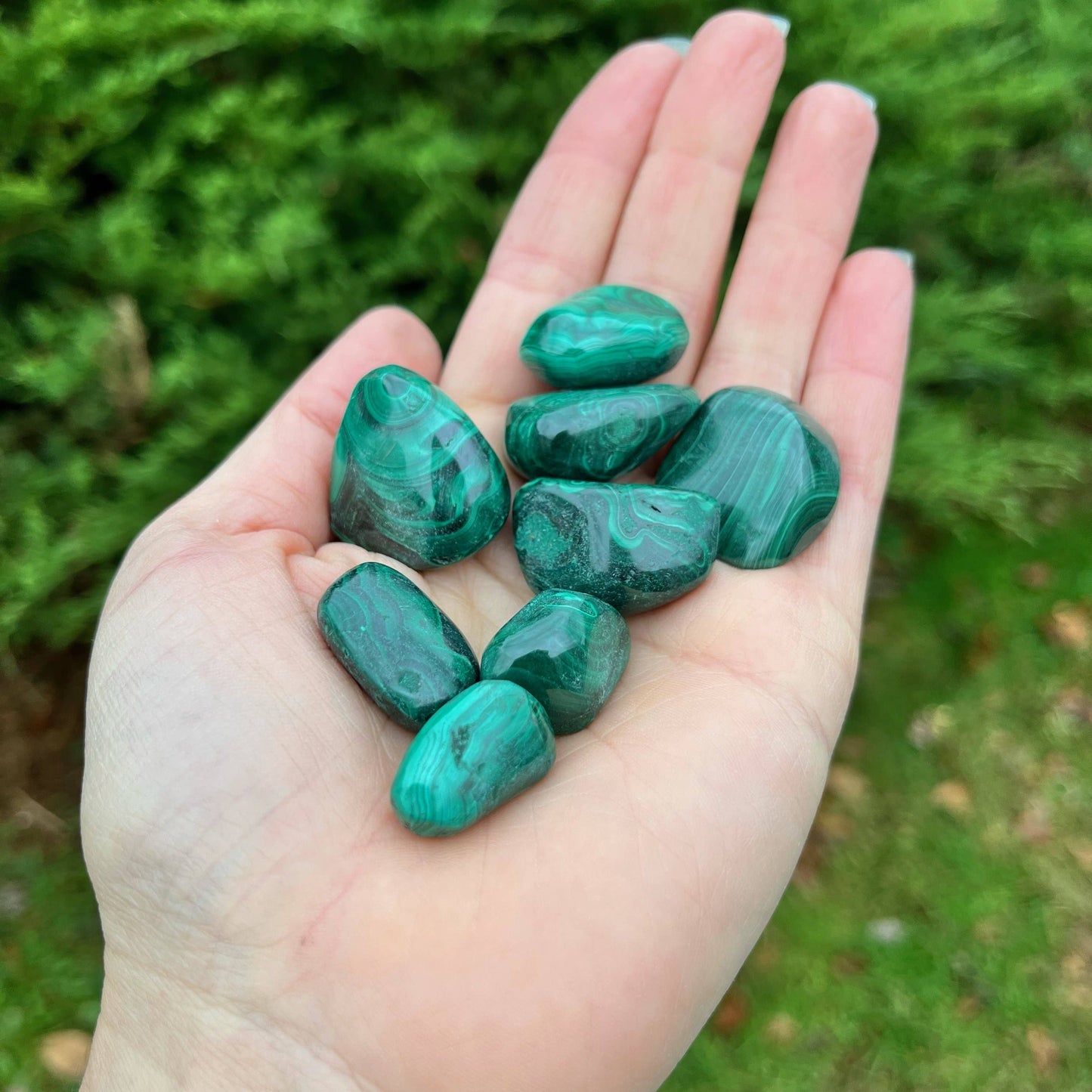 Malachite Tumbled
