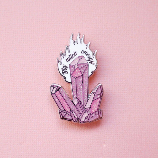 Big Witch Energy Pin: PINK OPAL
