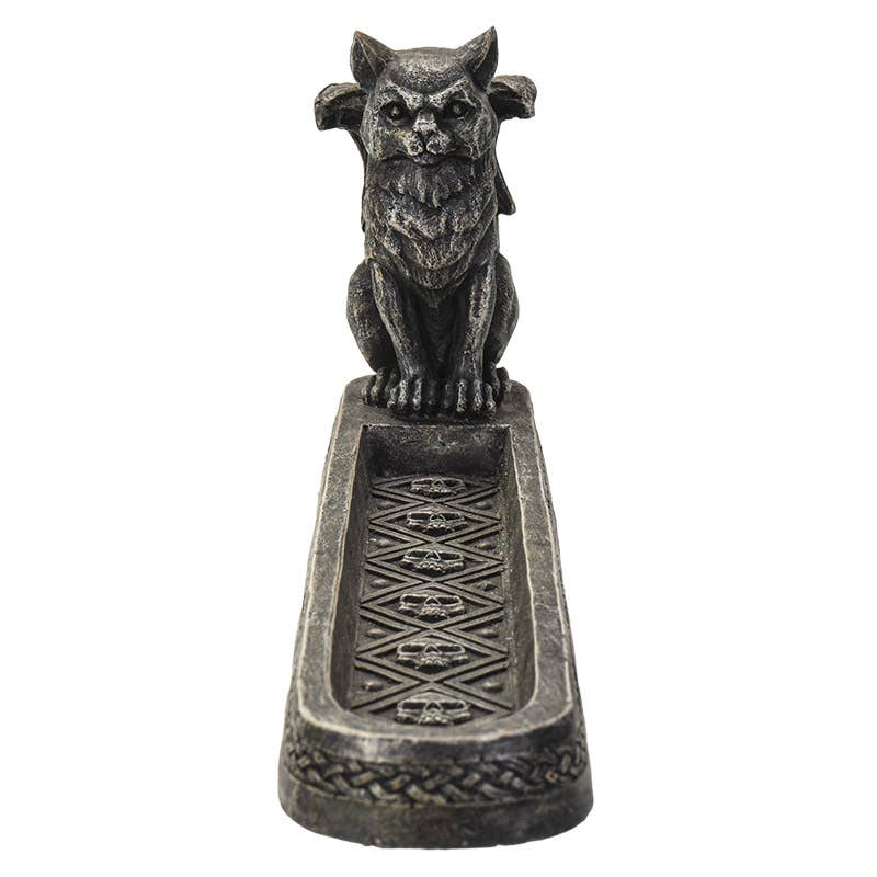 Winged Cat Incense Burner