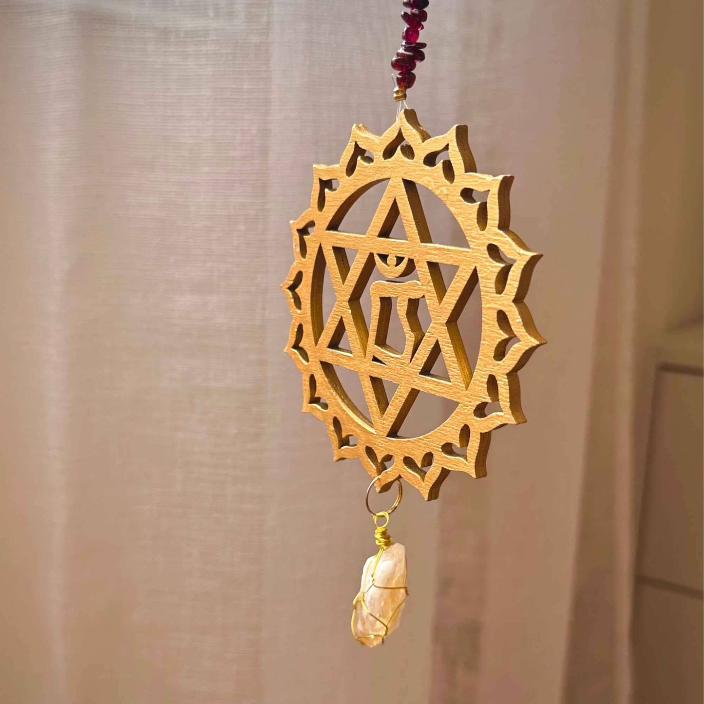 Wooden Chakra Wall Hanging