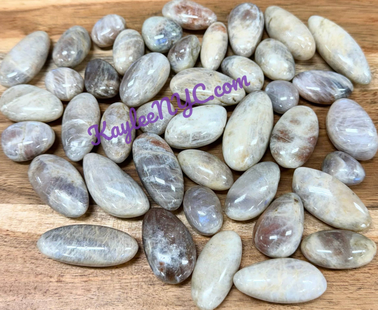 Wholesale Lot 2 Lbs Natural Moonstone Sunstone Tumble