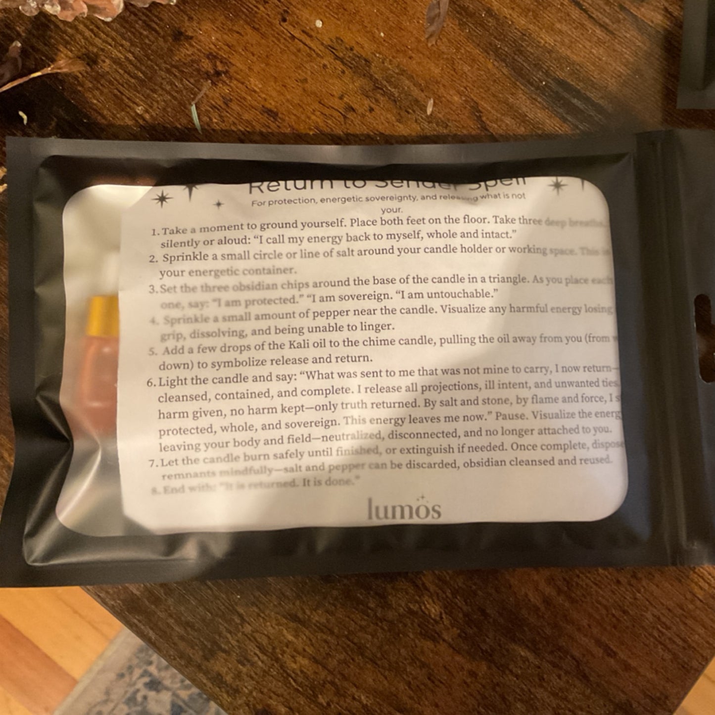 Return to Sender Spell Kit