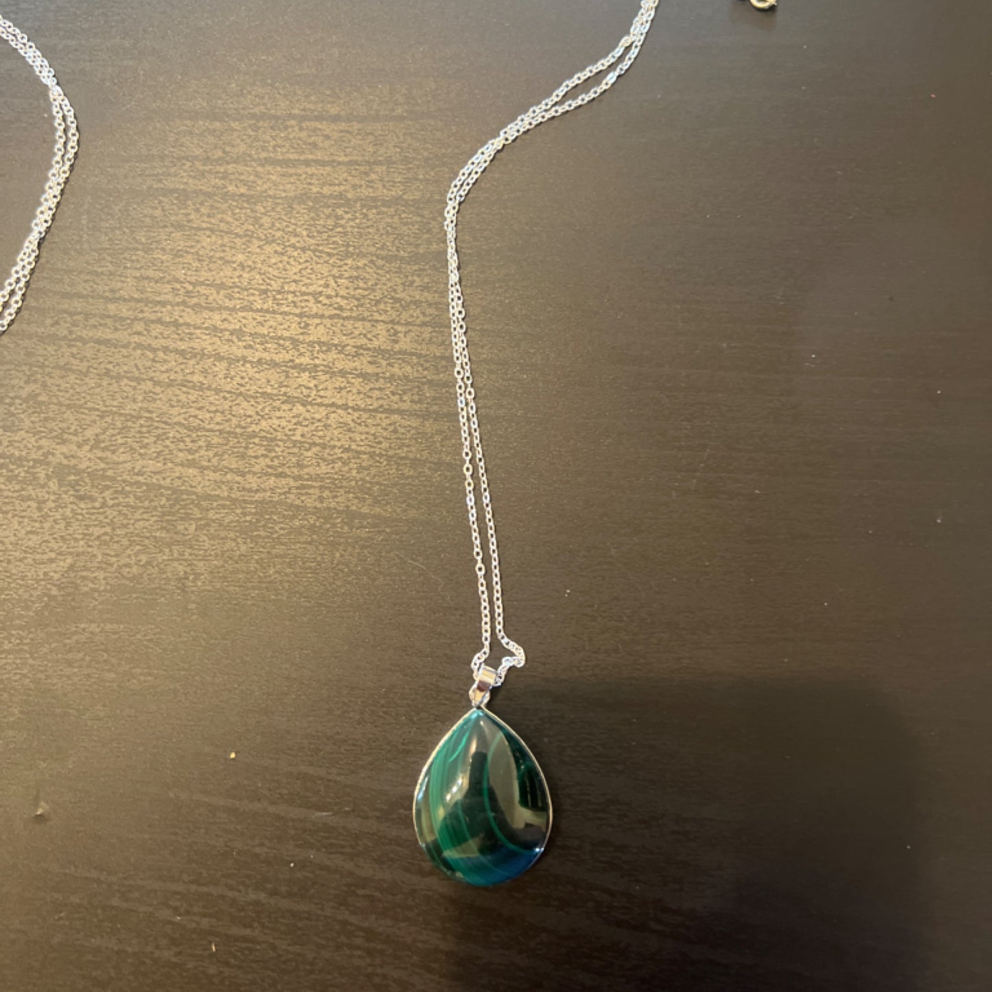 Malachite pendants