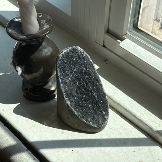 Black Amethyst Druzy