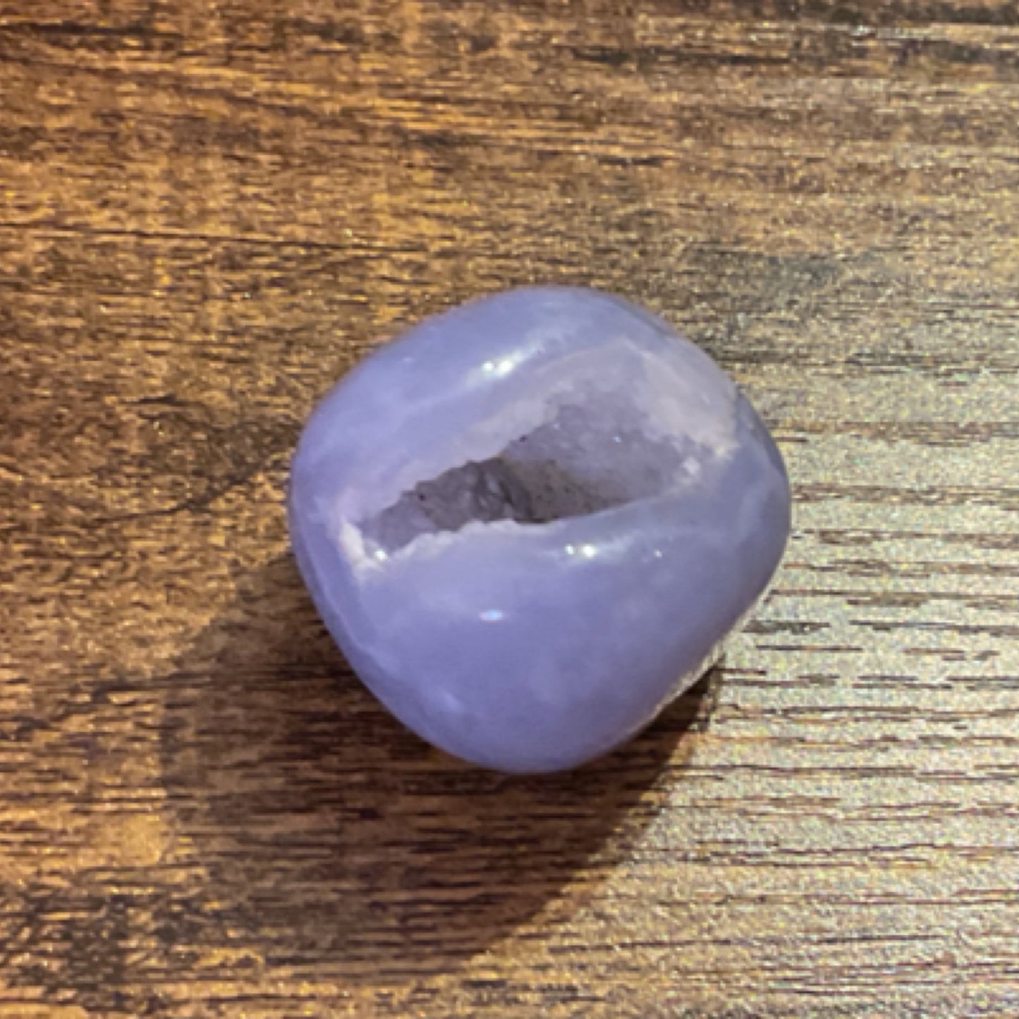 Blue lace agate tumble