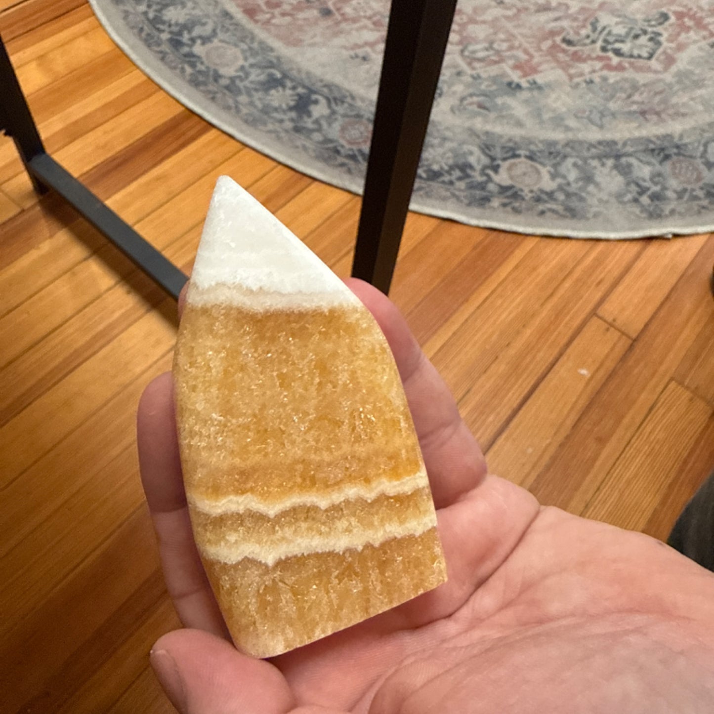 Orange Calcite Point