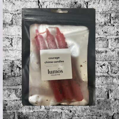 Courage: Dressed Chime Candles